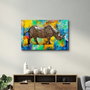 Wallity Pintura Decorativa de Vidrio Templado Multicolor 46 x 72 cm